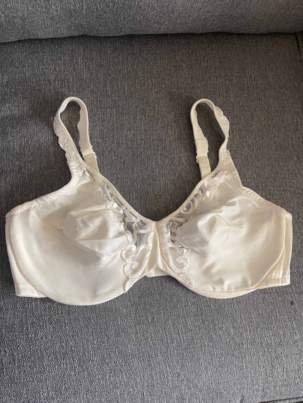Lilyette Ivory Lace Underwire Bra